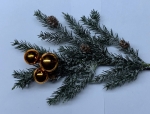 Weihnachtskugel / Spiegelbeere bronze glanz